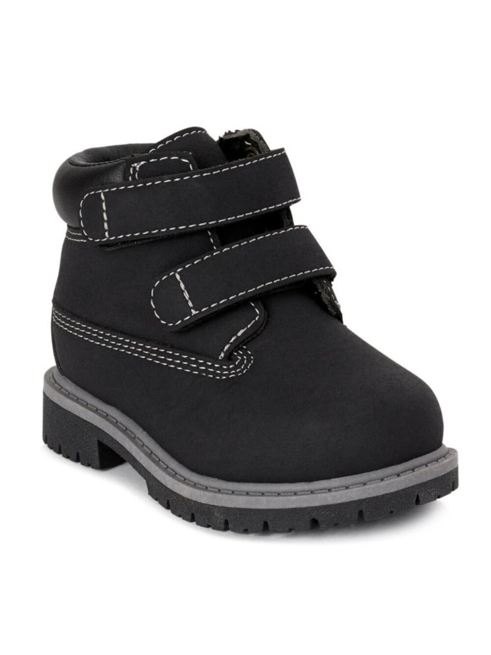 Wonder Nation Infant Boys Size 3 Tucker Boots Rugged Style Hook & Loop Closure